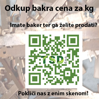 Odkup bakra cena za kg