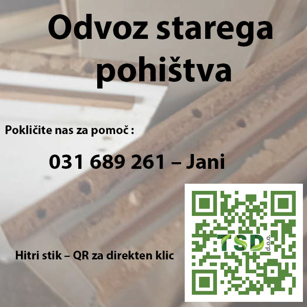 Odvoz starega pohištva