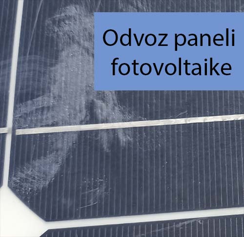Odvoz paneli fotovoltaike