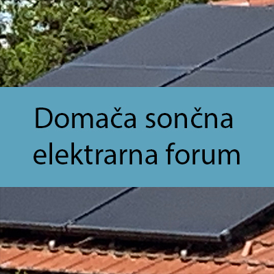 Domača sončna elektrarna forum