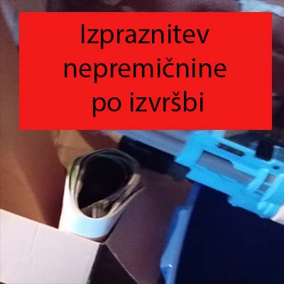 Izpraznitev nepremičnine po izvršbi