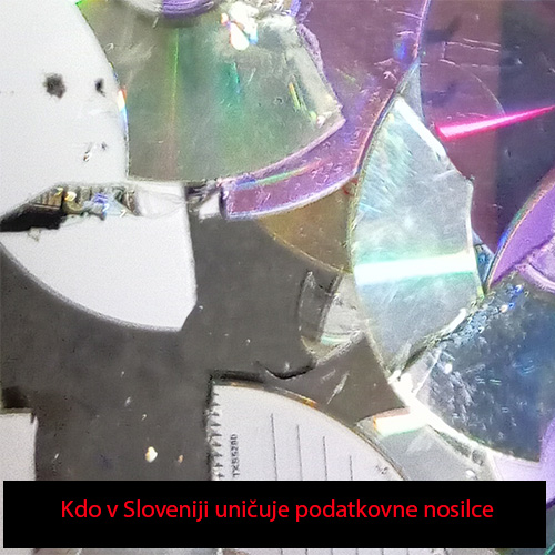 Kdo v Sloveniji uničuje podatkovne nosilce