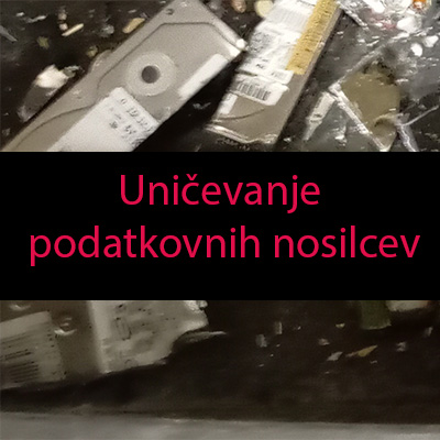 Uničevanje podatkovnih nosilcev