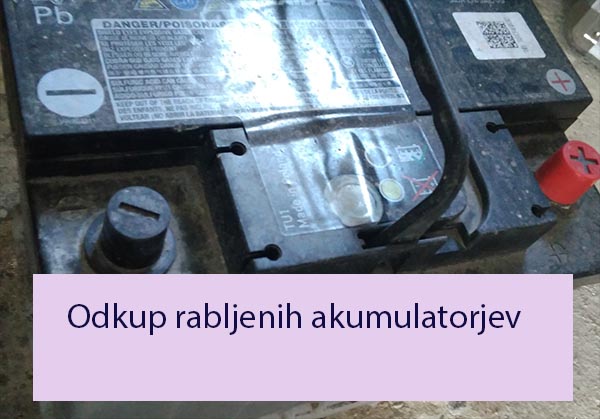 Odkup rabljenih akumulatorjev Odkup rabljenih akumulatorjev