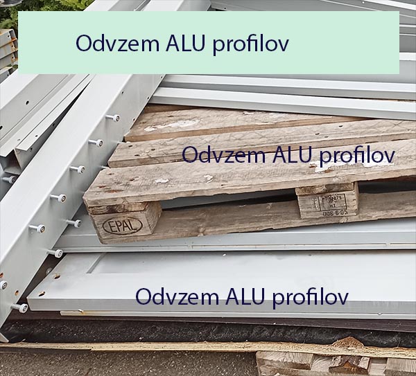 Odvzem ALU profilov Odvzem ALU profilov