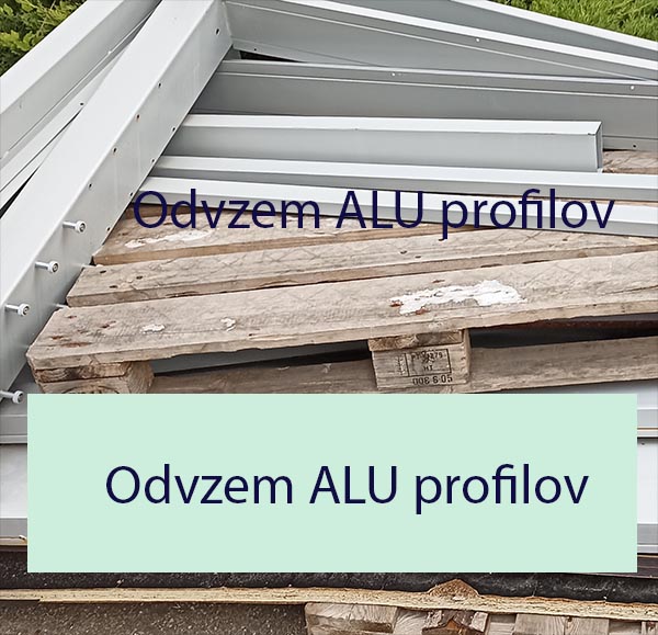Odvzem ALU profilov Odvzem ALU profilov