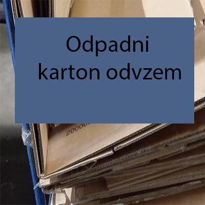 Odpadni karton odvzem Odpadni karton odvzem