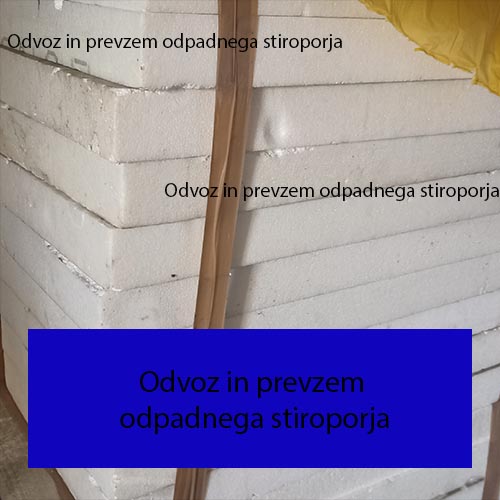 Odvoz in prevzem odpadnega stiroporja Odvoz in prevzem odpadnega stiroporja