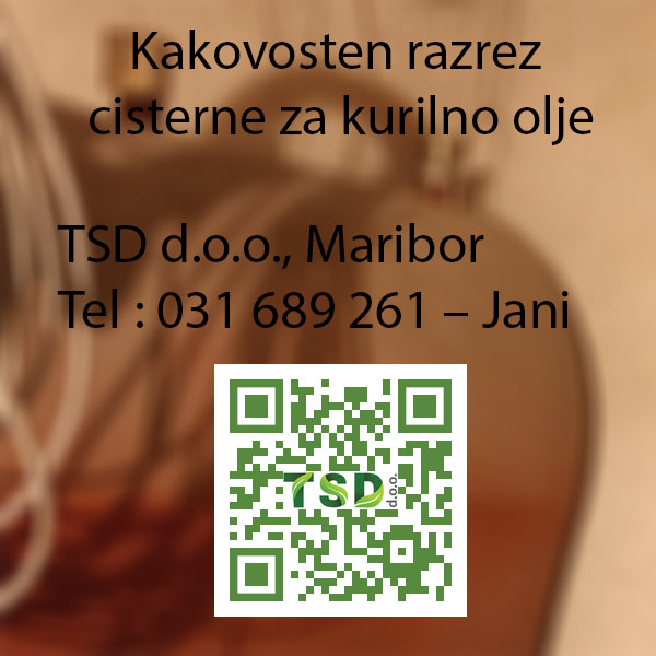 Kakovosten razrez cisterne za kurilno olje Kakovosten razrez cisterne za kurilno olje