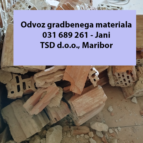 Odvoz gradbenega materiala Odvoz gradbenega materiala